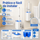 Escova Sanitária com 24 Refis Descartáveis e Suporte