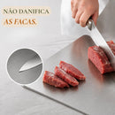 Tábua Antibacteriana Aço Inox 304