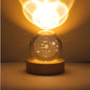 Luminária Galáxia de Cristal - AstroLuz