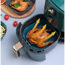 1/2/3 Forma De Silicone Air fryer Antiaderente Cesto Silicone Fritadeira Elétrica Quadrado