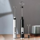 Batedor Misturador Mixer Elétrico Portátil Para Bebidas Leite Café Clara de Ovo 2 em 1