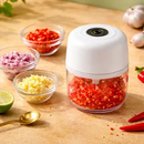 Mini Processador Triturador Sem Fio Elétrico 250ML De Alimentos Para Legumes Alho Gengibre Espremedor De Alho