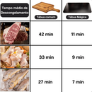 Tabua Magica Descongelar Rápido Carne Alimentos Defrost Express Tech Bandeja Travessa